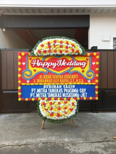 Papan Bunga Pernikahan gemah