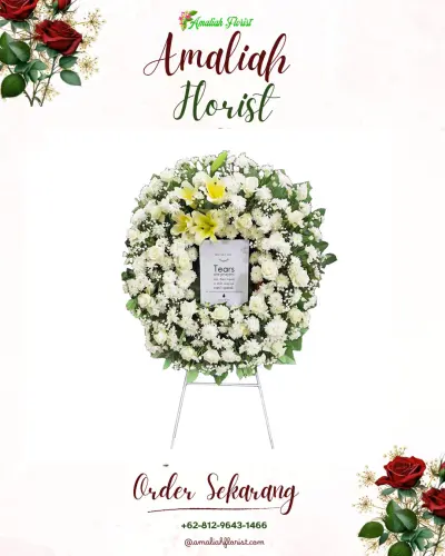 Krans Bunga Duka Cita gemah