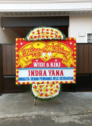 Papan Bunga Pernikahan gemah